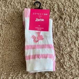 Skinny Dip Barbie Socks NWT